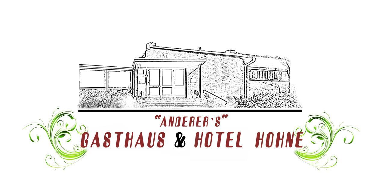 "Anderer'S" Gasthaus & Hotel Hohne Bagian luar foto